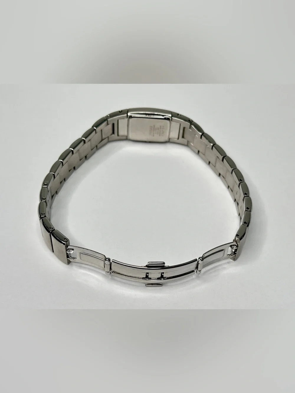 Pulsar Japan Quartz Watch VC10-X029 Women Silver Barrel Analog New Battery 20mm